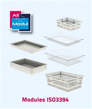 Modulaire bakken en manden