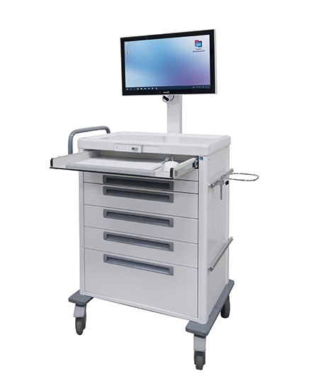 Modulaire-Medicatiewagen-medicatie-uitgifte-keyboard-tray-1ST