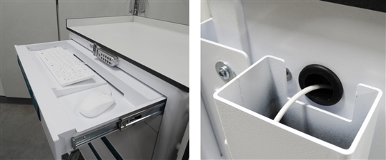 toetsenbordlade-met-kabelgeleiding-naar-adapterbox-aan-de-achterzijde